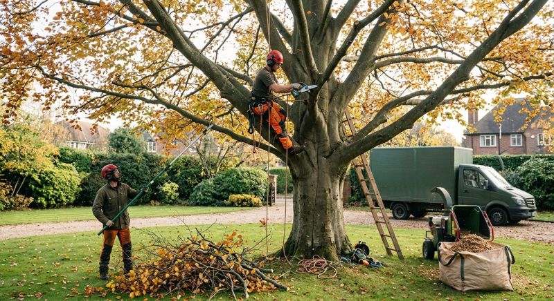 Birch Tree Pruning in Pottstown, PA